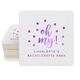 Confetti Dots Oh My Square Coasters Image 2 of 3